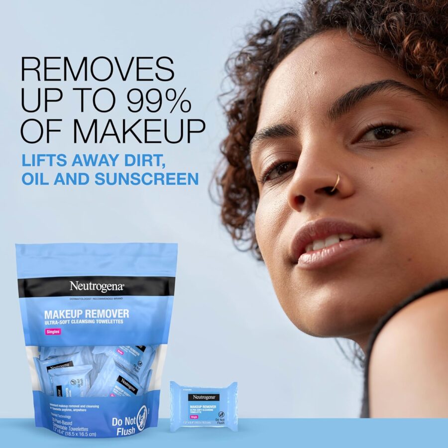 Neutrogena Makeup Remover Facial Cleansing Towelette Singles