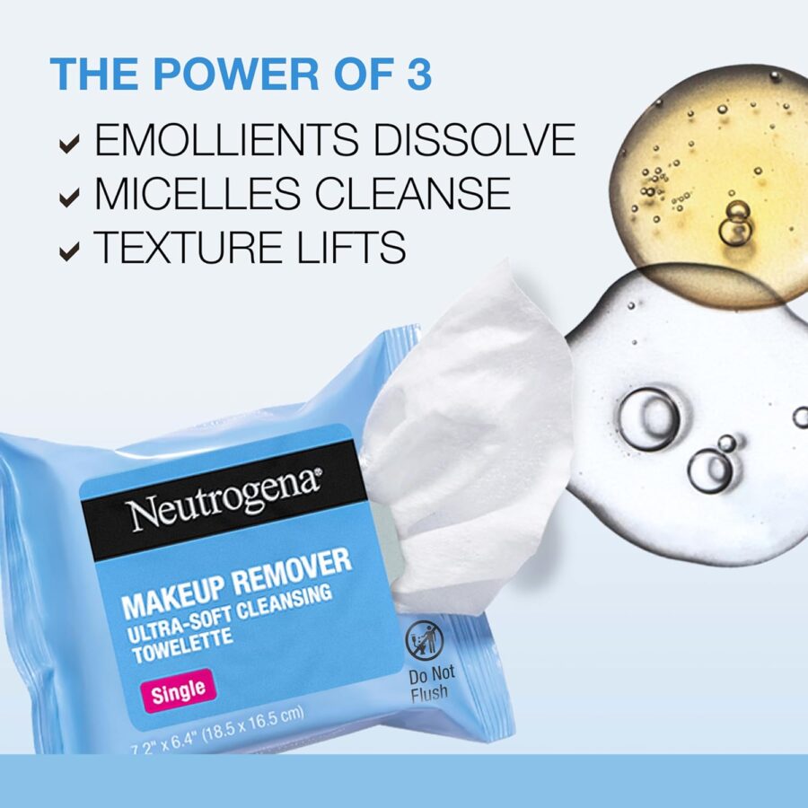 Neutrogena Makeup Remover Facial Cleansing Towelette Singles