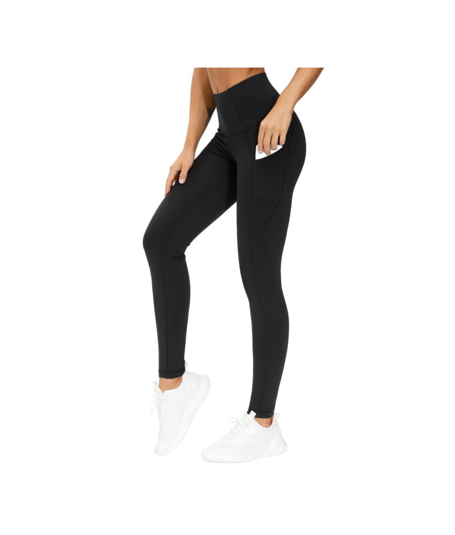 THE GYM PEOPLE Thick High Waist Yoga Pants with Pockets