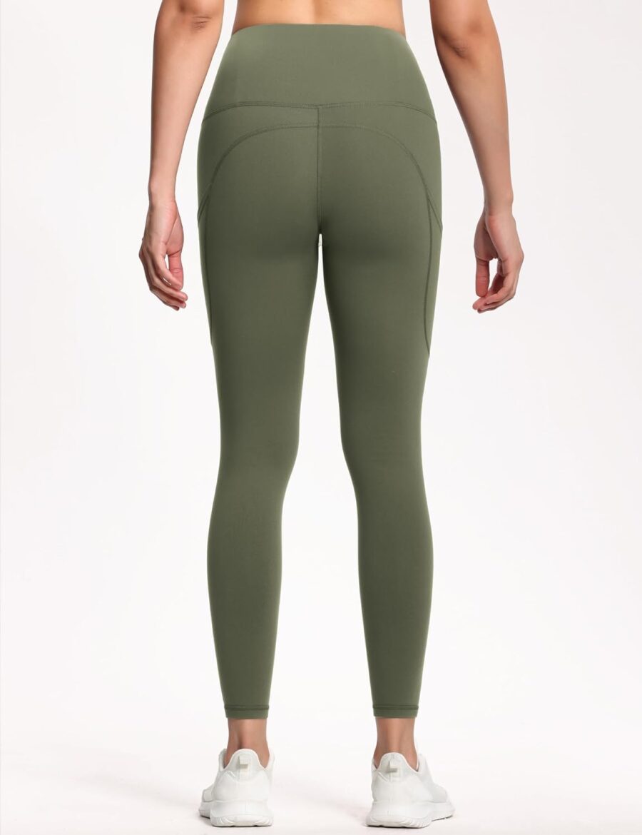 THE GYM PEOPLE Thick High Waist Yoga Pants with Pockets