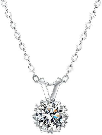 GSBLUNIE Diamond pendant necklace for women