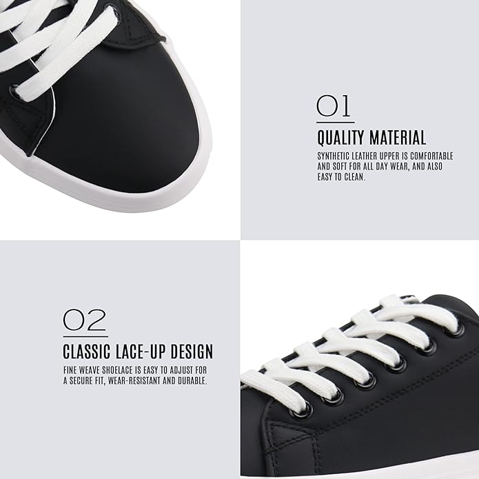 JABASIC Women Platform Sneakers Stylish Low-Top Lace-Up Walking Shoes (6  JA,Beige) : : Clothing, Shoes & Accessories
