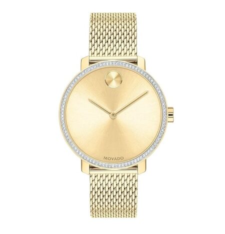 Movado Bold Shimmer Women's Swiss Quartz Stainless Steel and Mesh Bracelet Casual Watch