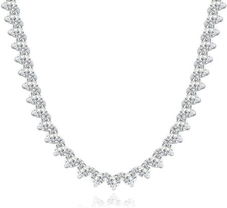 Shimspex Teni Necklace With Very Good Cut and D-color 48 Carat Diamond